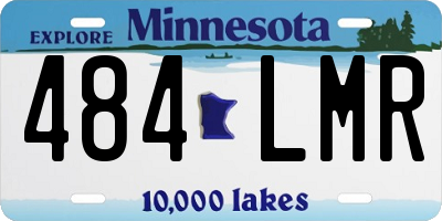 MN license plate 484LMR