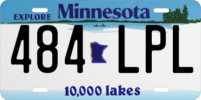 MN license plate 484LPL