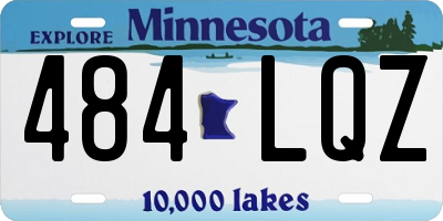 MN license plate 484LQZ