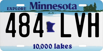 MN license plate 484LVH