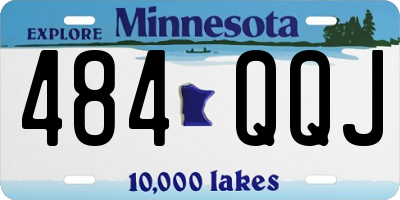 MN license plate 484QQJ