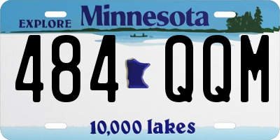 MN license plate 484QQM