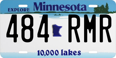 MN license plate 484RMR