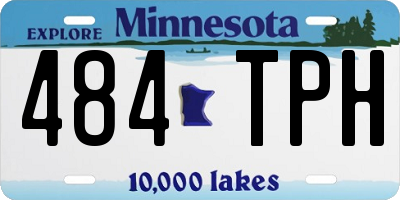 MN license plate 484TPH