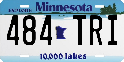 MN license plate 484TRI