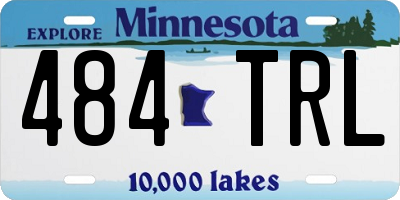 MN license plate 484TRL