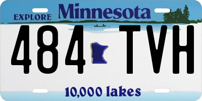 MN license plate 484TVH