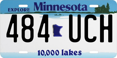 MN license plate 484UCH