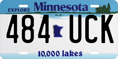 MN license plate 484UCK