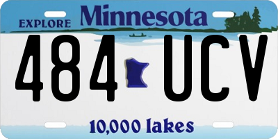 MN license plate 484UCV