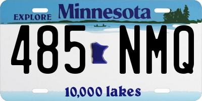 MN license plate 485NMQ
