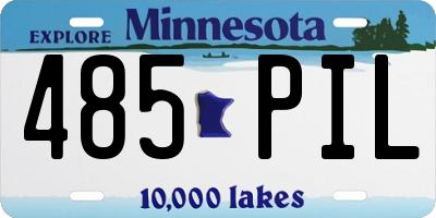 MN license plate 485PIL