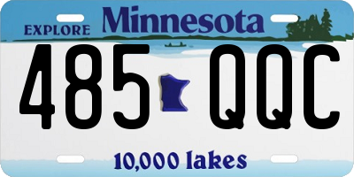 MN license plate 485QQC