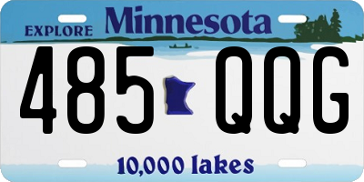 MN license plate 485QQG