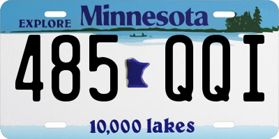 MN license plate 485QQI