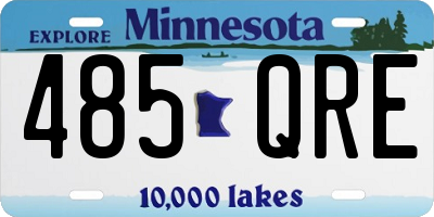 MN license plate 485QRE