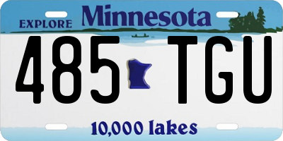MN license plate 485TGU