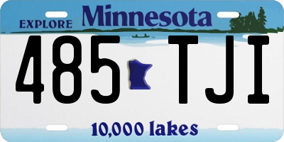MN license plate 485TJI