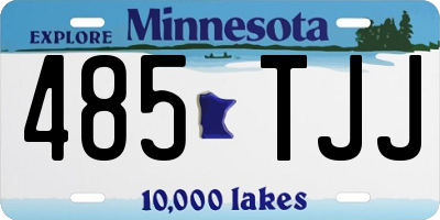 MN license plate 485TJJ