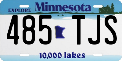 MN license plate 485TJS