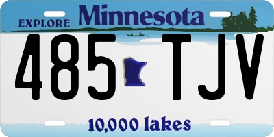 MN license plate 485TJV