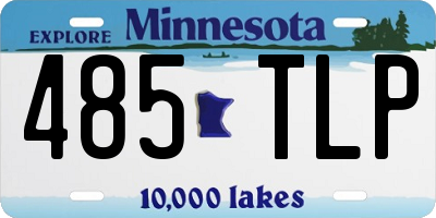 MN license plate 485TLP
