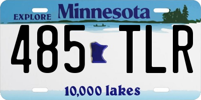 MN license plate 485TLR
