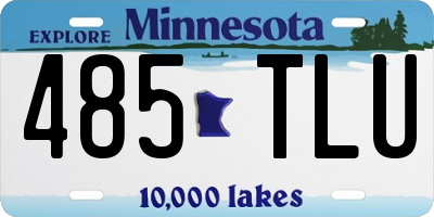 MN license plate 485TLU