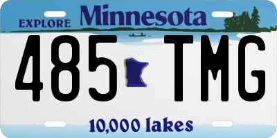 MN license plate 485TMG
