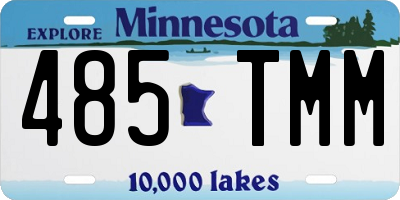 MN license plate 485TMM