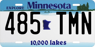MN license plate 485TMN