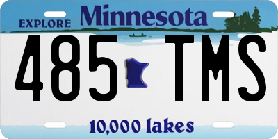 MN license plate 485TMS