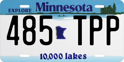 MN license plate 485TPP