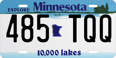 MN license plate 485TQQ