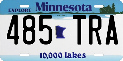 MN license plate 485TRA