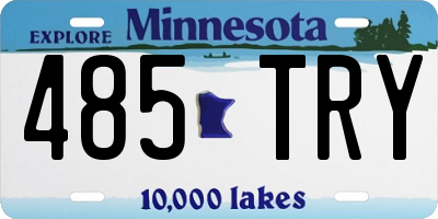 MN license plate 485TRY