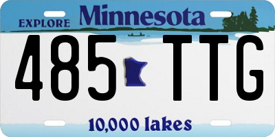 MN license plate 485TTG
