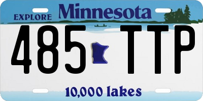 MN license plate 485TTP