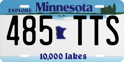 MN license plate 485TTS
