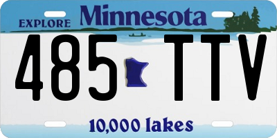MN license plate 485TTV