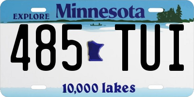 MN license plate 485TUI