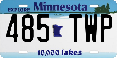 MN license plate 485TWP
