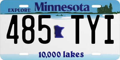 MN license plate 485TYI