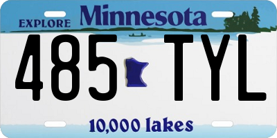 MN license plate 485TYL