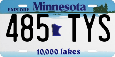 MN license plate 485TYS