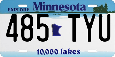 MN license plate 485TYU