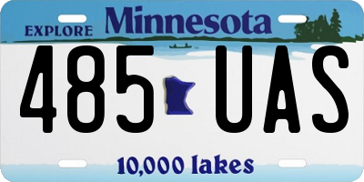 MN license plate 485UAS