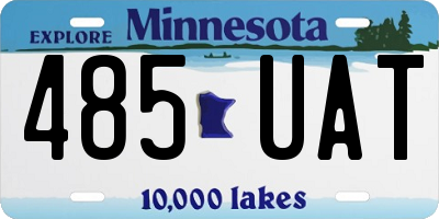 MN license plate 485UAT
