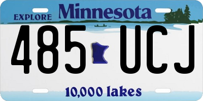 MN license plate 485UCJ