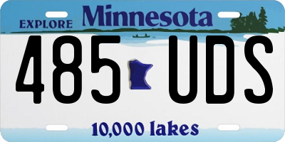 MN license plate 485UDS